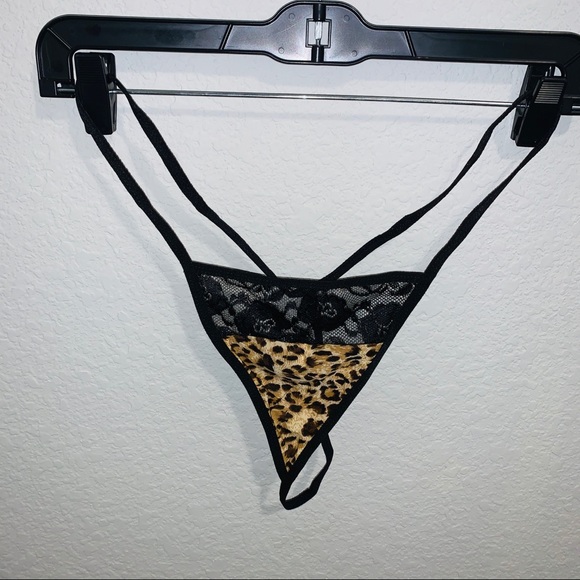 Leopard Chemise with Lace Trim - Picture 7 of 7